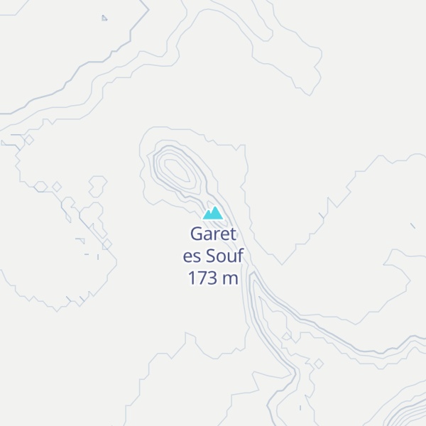 Map of Garet es Souf