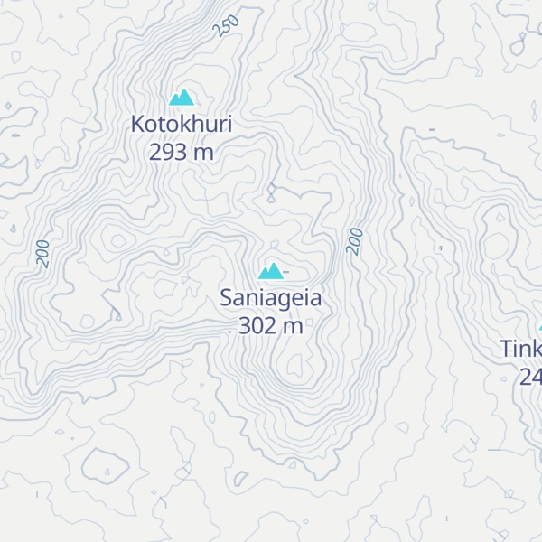 Map of Saniageia
