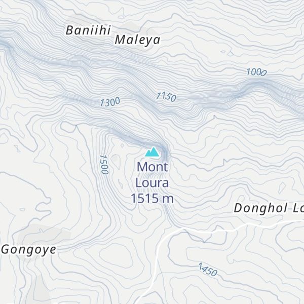 Map of Mont Loura