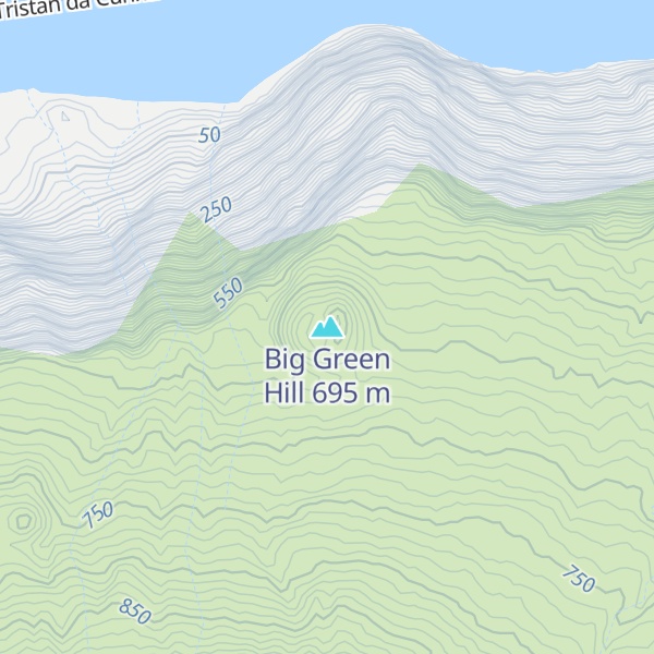 Map of Big Green Hill