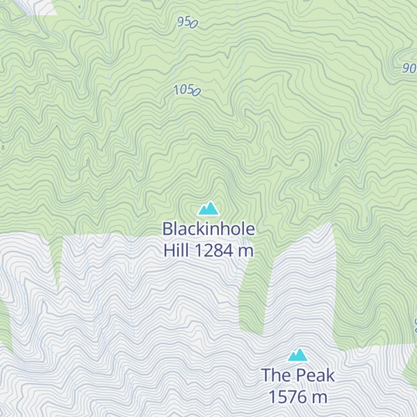 Map of Blackinhole Hill