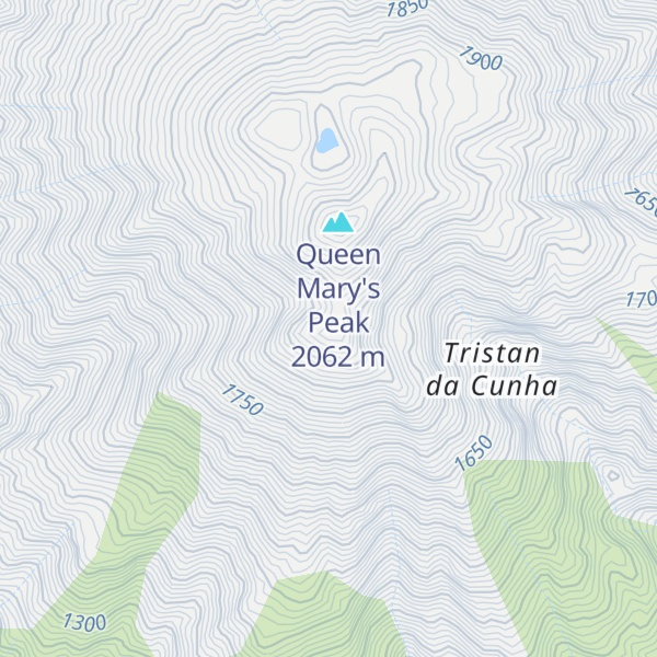 Map of Mount Olav