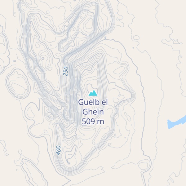 Map of Guelb el Gheïn