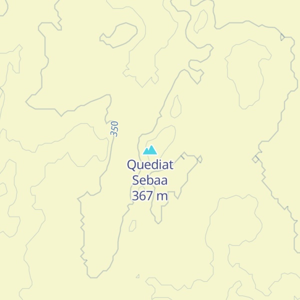 Map of Quediat Sebaa