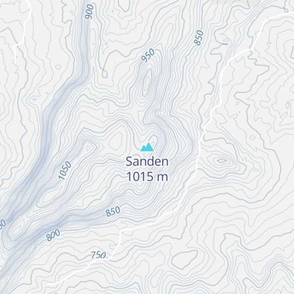 Map of Sanden