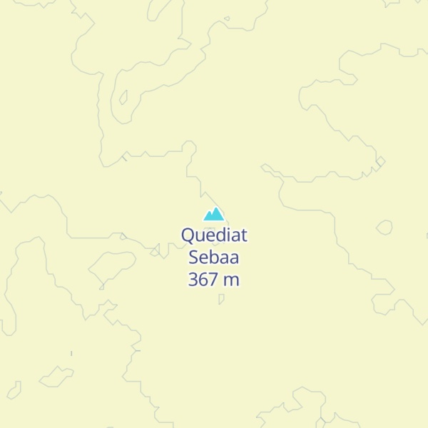 Map of Quediat Sebaa