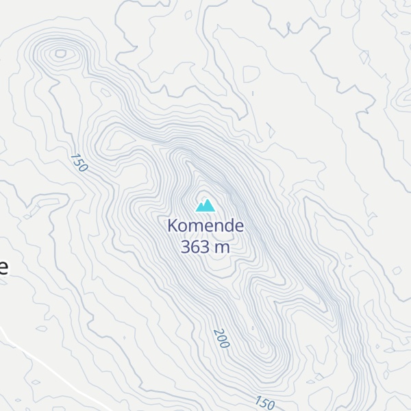 Map of Komende