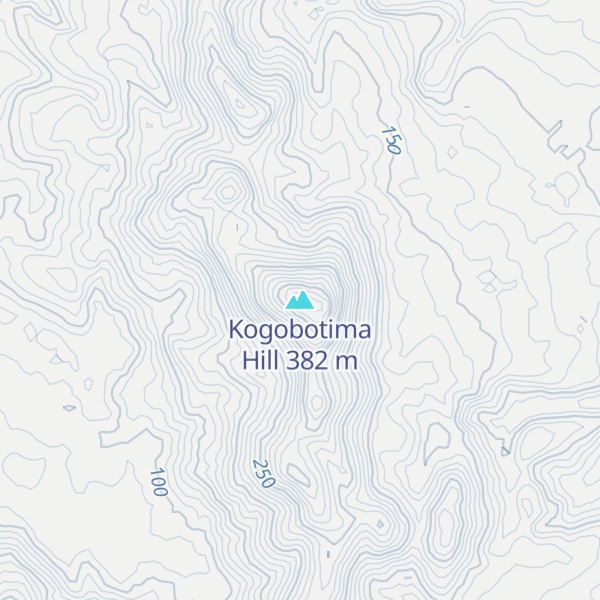 Map of Kogobotima Hill