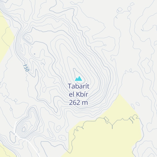 Map of Tabarít el Kbír