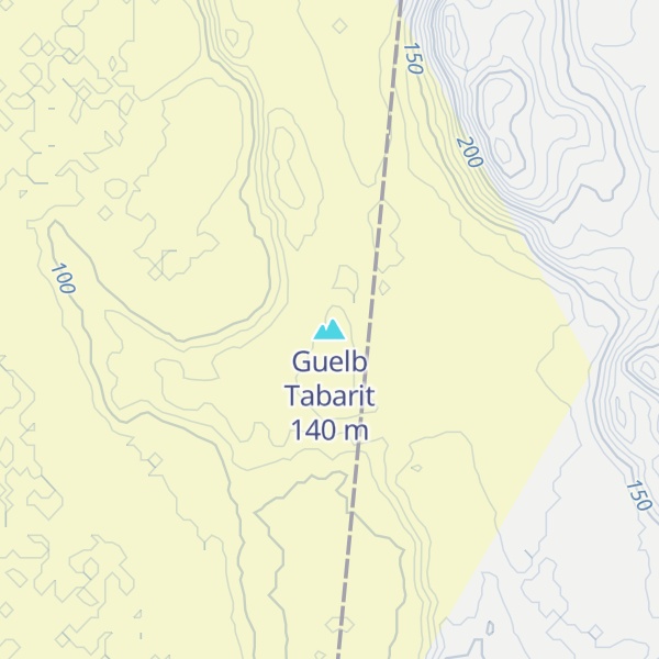 Map of Guelb Tabarit