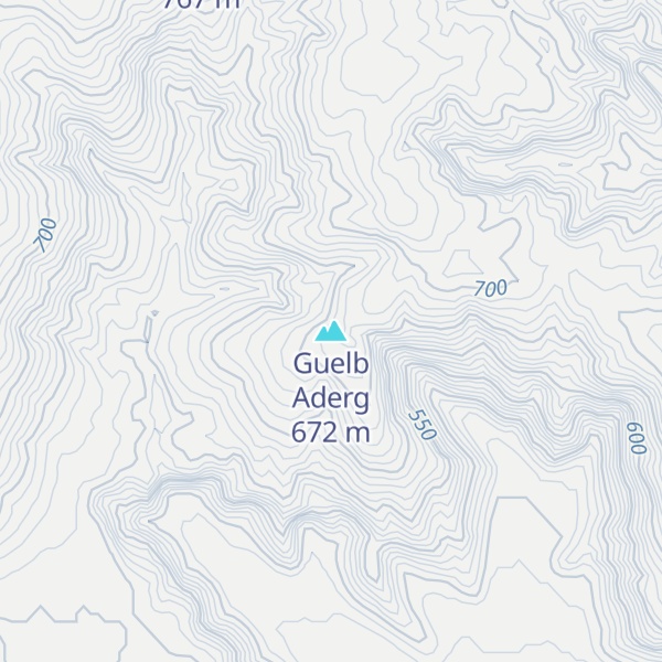 Map of Guelb Aderg