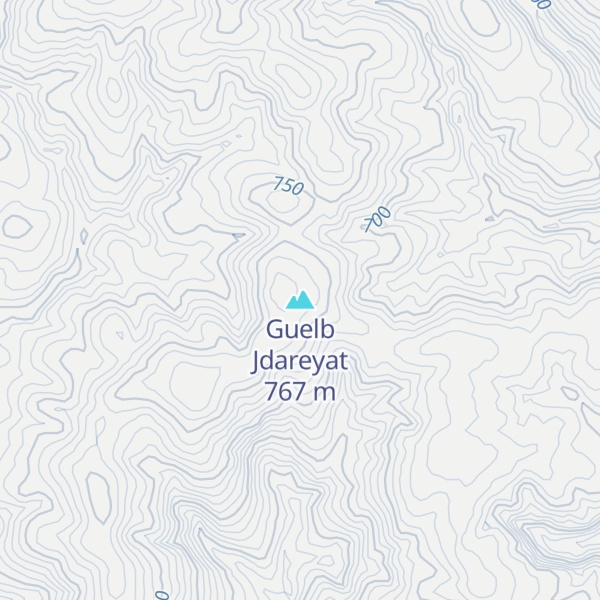 Map of Guelb Jdareyat