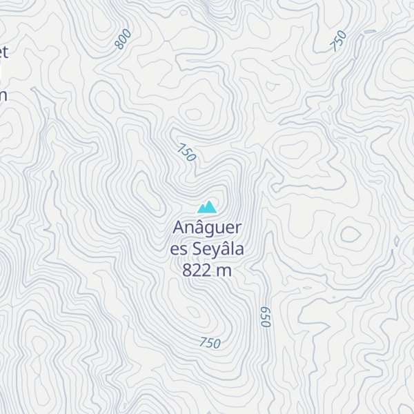 Map of Anâguer es Seyâla