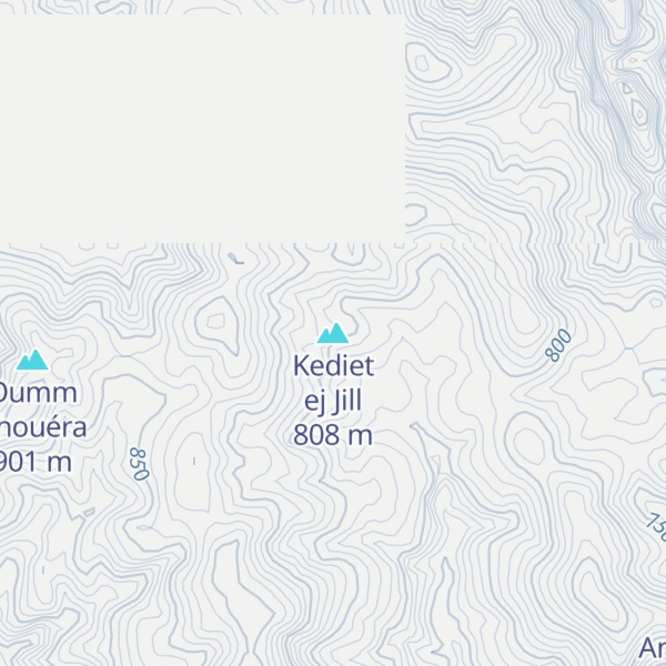 Map of Kediet ej Jill