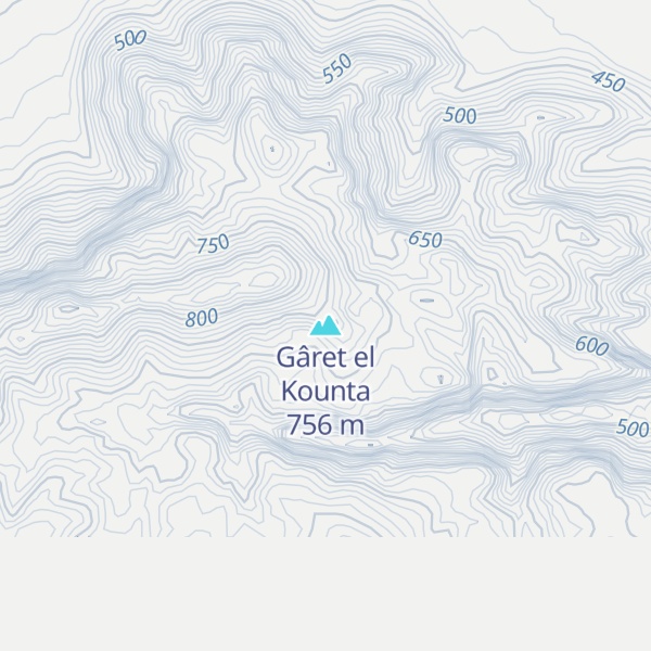 Map of Gâret el Kounta