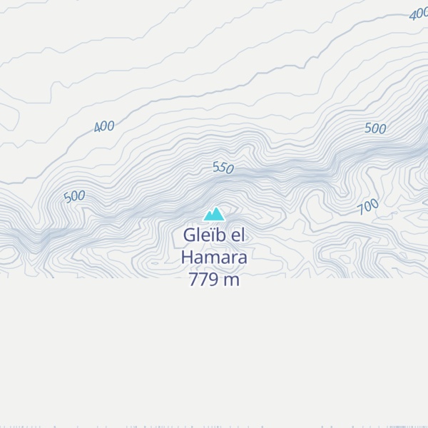 Map of Gleïb el Hamara