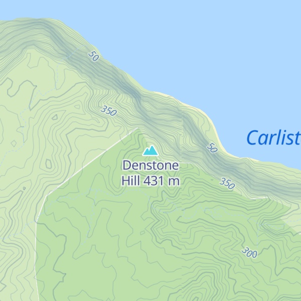 Map of Denstone Hill
