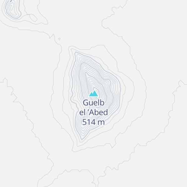 Map of Guelb el ’Abed