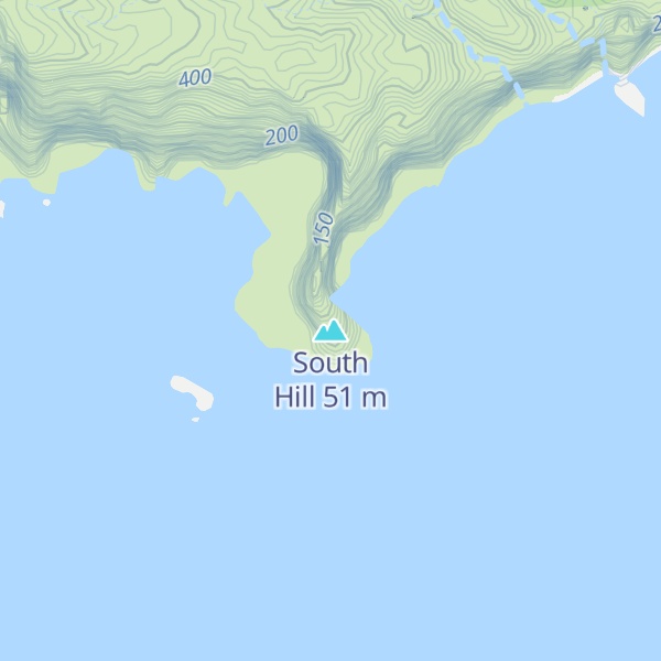 Map of South Hill