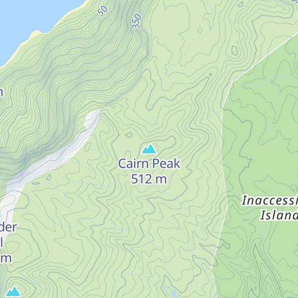 Map of Cairn Peak