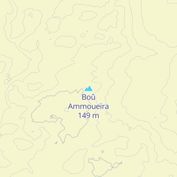 Map of Boû Ammoueïra