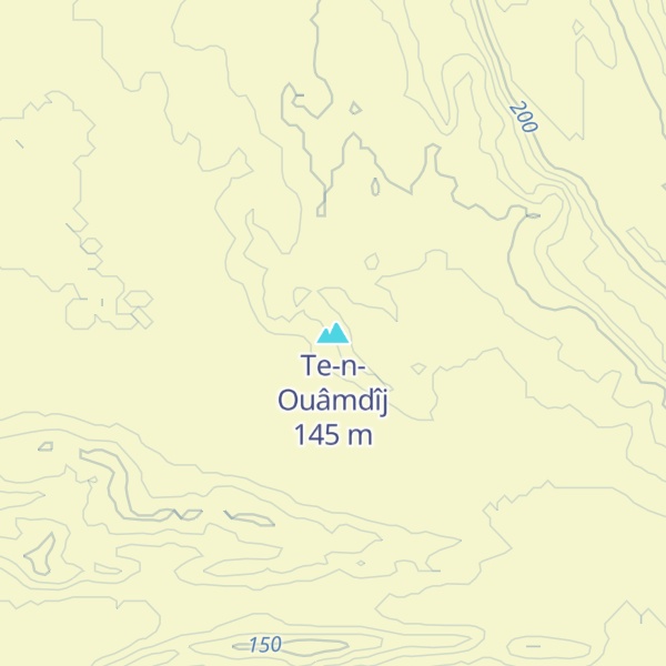 Map of Te-n-Ouâmdîj