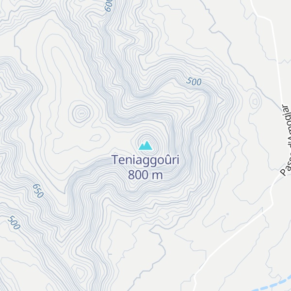 Map of Teniaggoûri