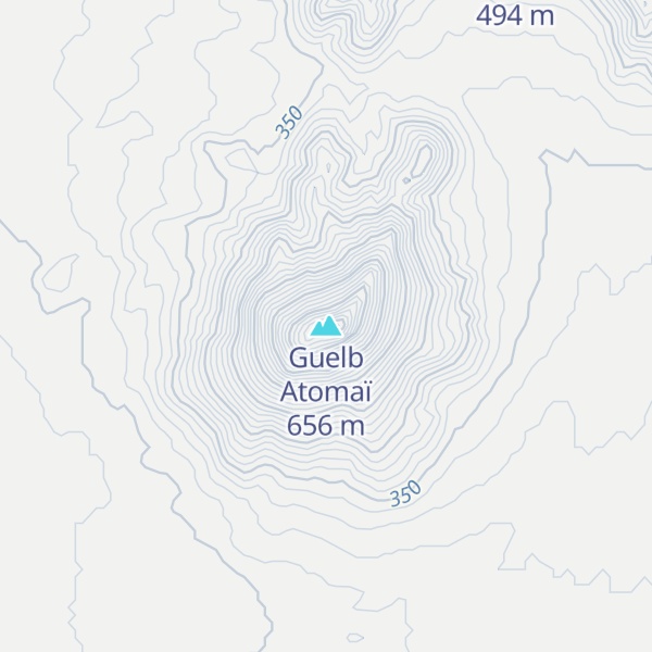 Map of Guelb Atomaï