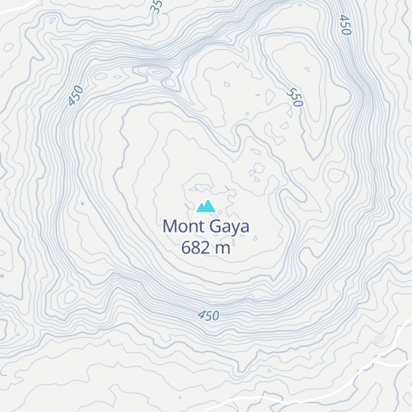 Map of Mont Gaya