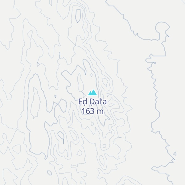 Map of Eḍ Ḍal’a