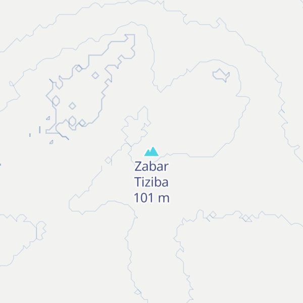Map of Zabar Tiziba