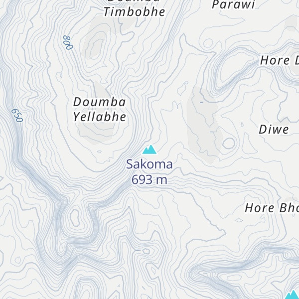 Map of Sakoma