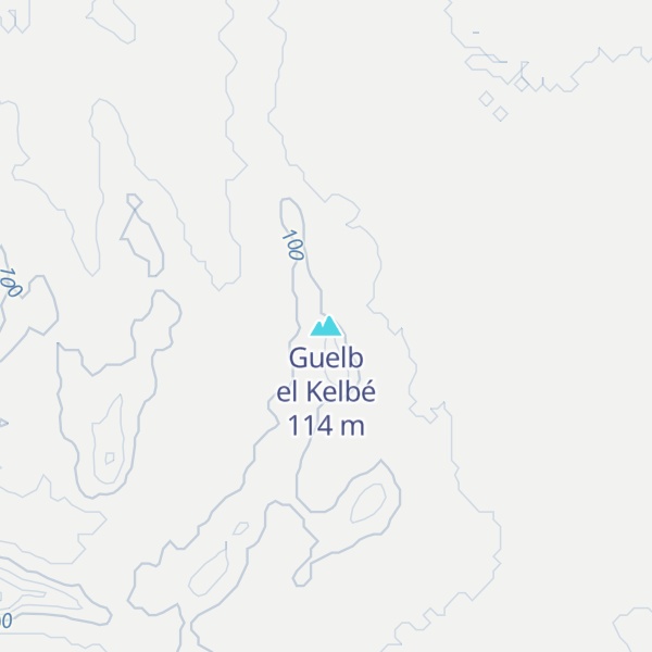 Map of Guelb el Kelbé