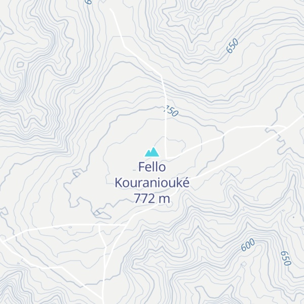 Map of Fello Kouraniouké