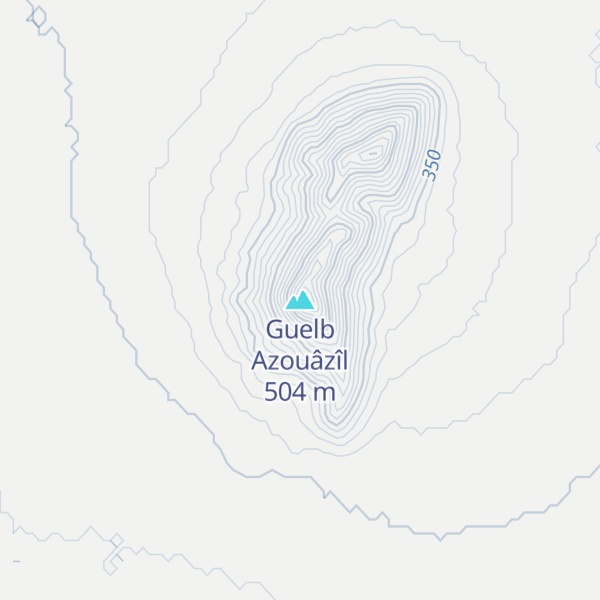 Map of Guelb Azouâzîl