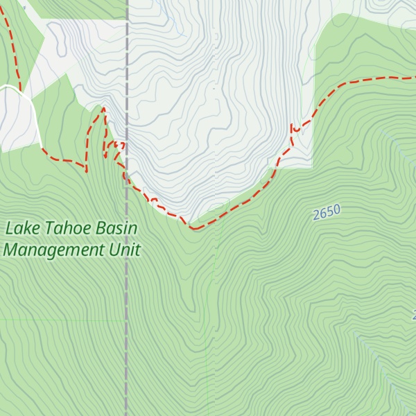 Map of Mount Baldy