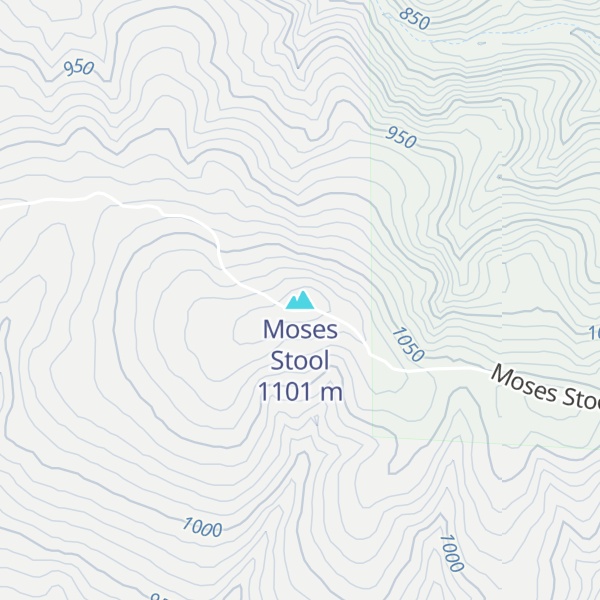 Map of Moses Stool
