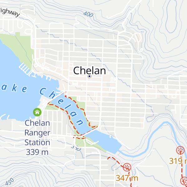 Map of Lake Chelan Chamber of Commerce