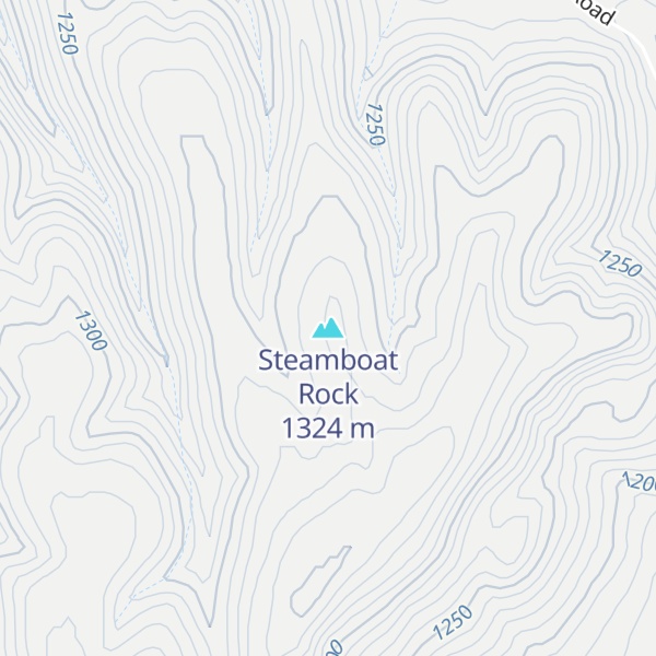 Map of Steamboat Rock