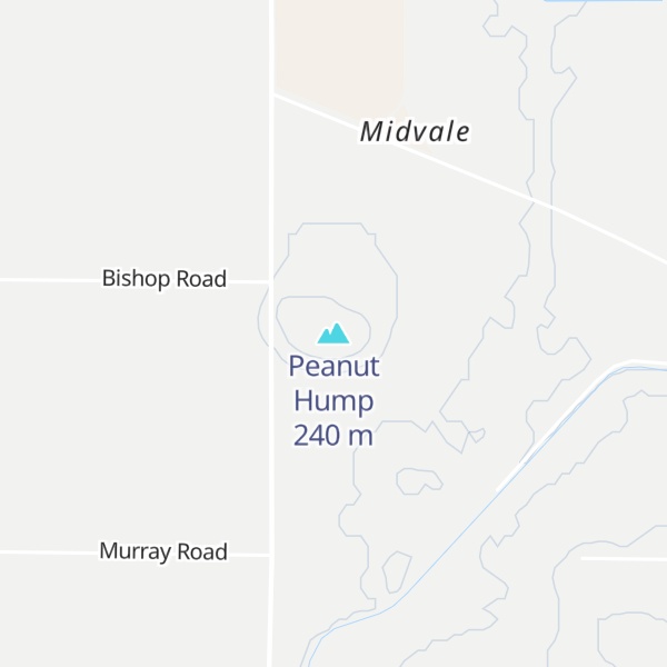 Map of Peanut Hump