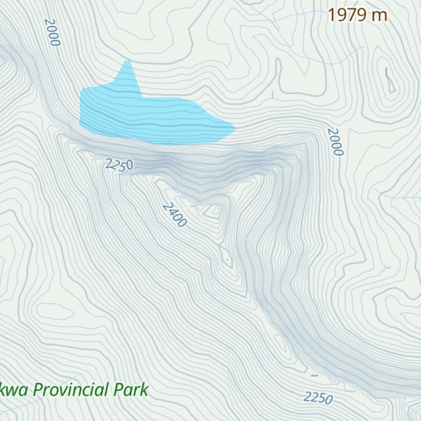 Map of Bastille Mountain