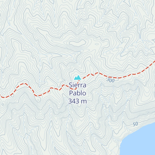 Map of Sierra Pablo