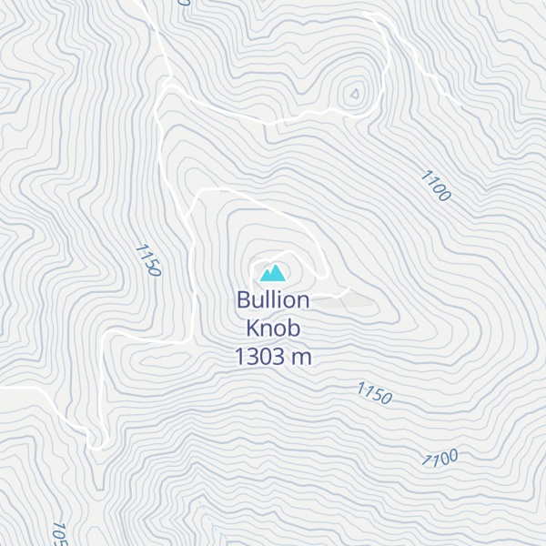 Map of Bullion Knob