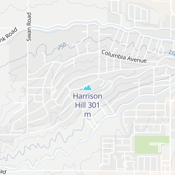 Map of Harrison Hill