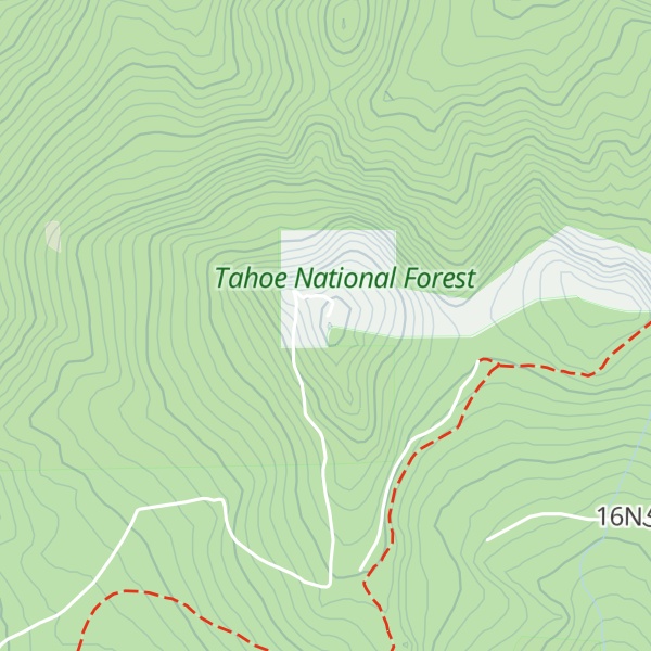 Map of Martis Peak