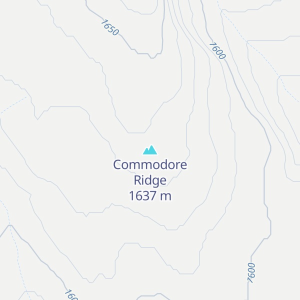 Map of Commodore Ridge