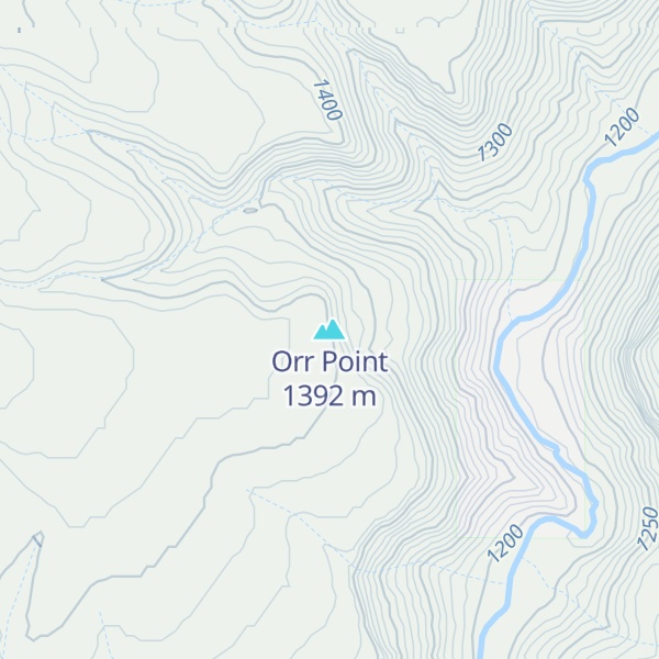Map of Orr Point