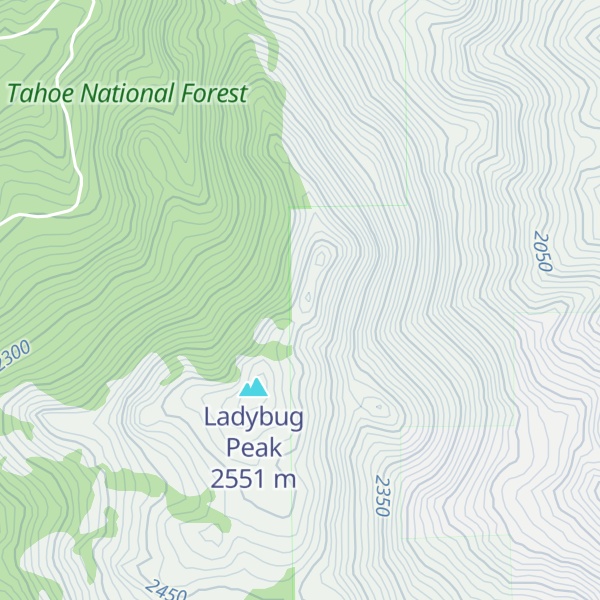 Map of Granite Peak