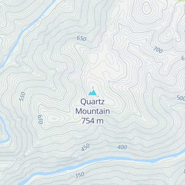Map of Quartz Mountain