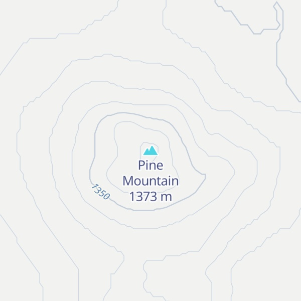 Map of Pine Mountain